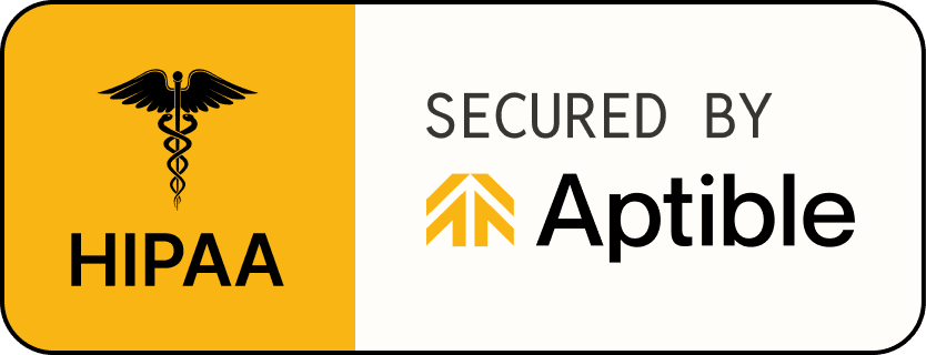 HIPAA compliant, secured by Aptible